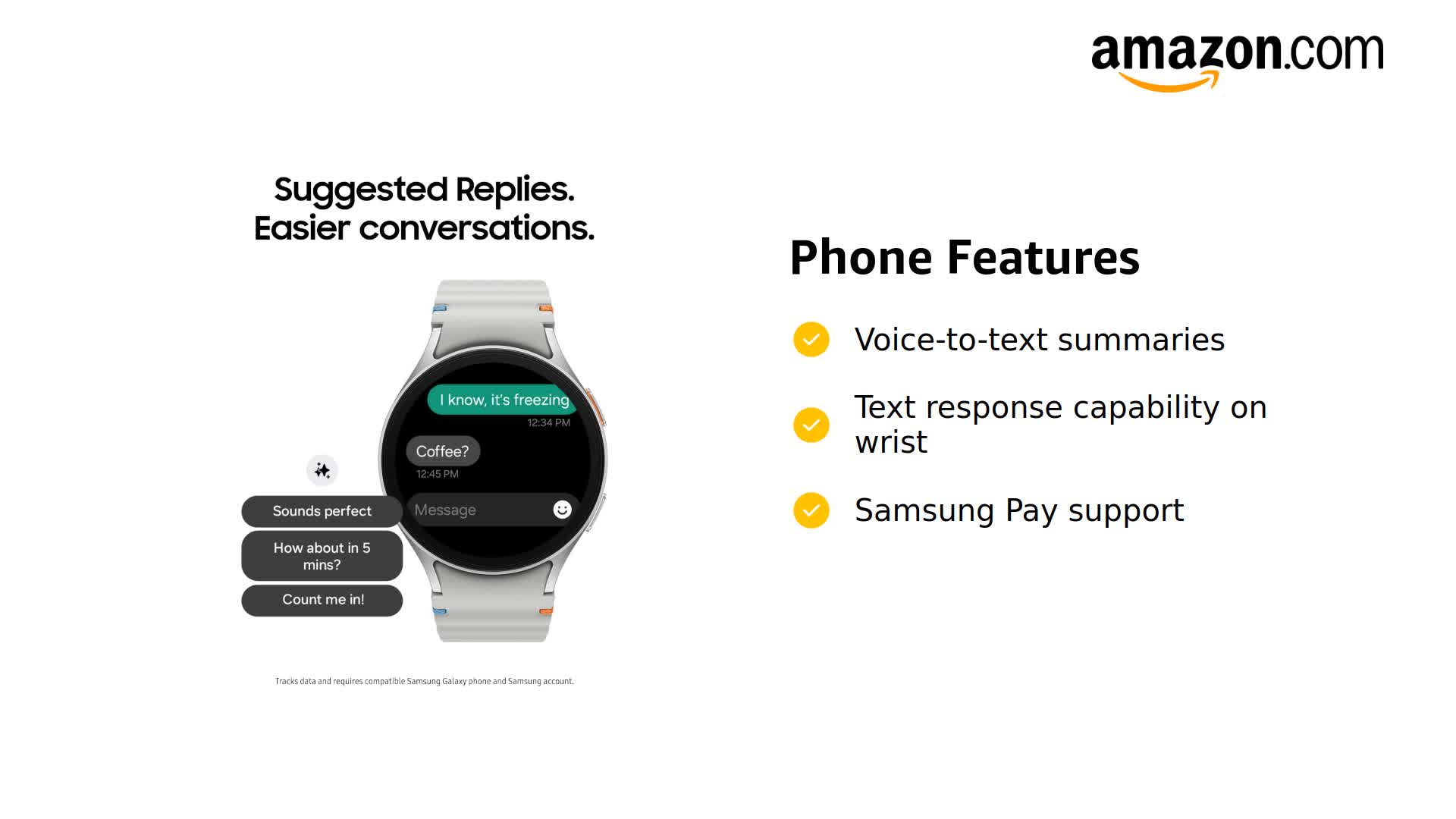 Amazon.com: SAMSUNG Galaxy Watch 7 44mm LTE AI Smartwatch w/Energy