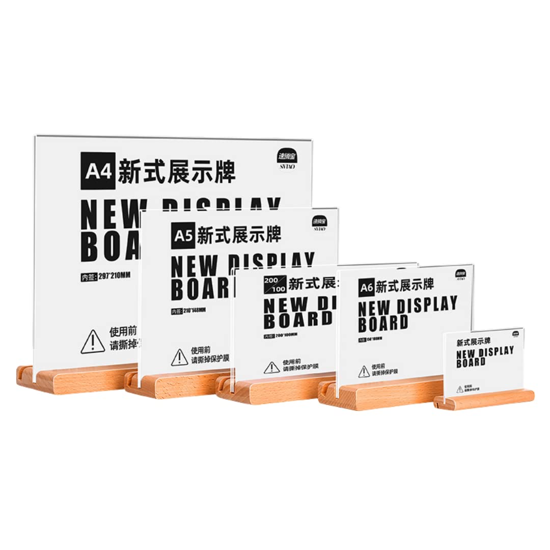 Amazon.co.jp: MaT store メニュースタンド ホルダー 卓上 アクリル