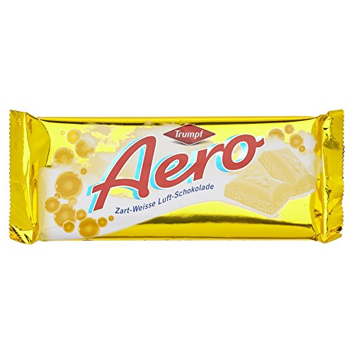 Trumpf Aero Luftschokolade weiße Schokolade 100g | Schokoladentafel | luftig und zartschmelzender Geschmack