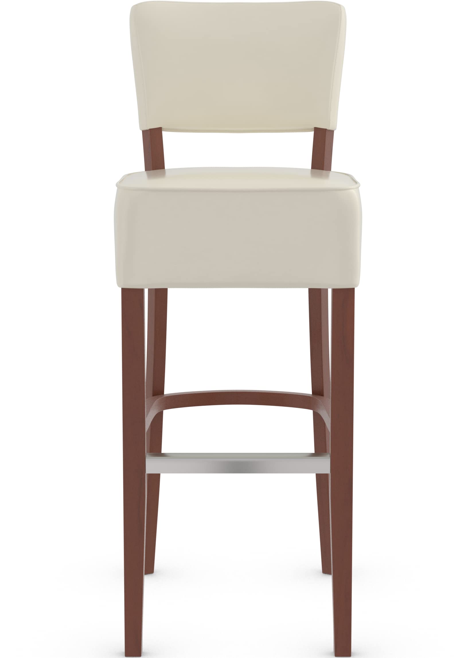 Genova Bar Stool Bonded Leather (Cream)