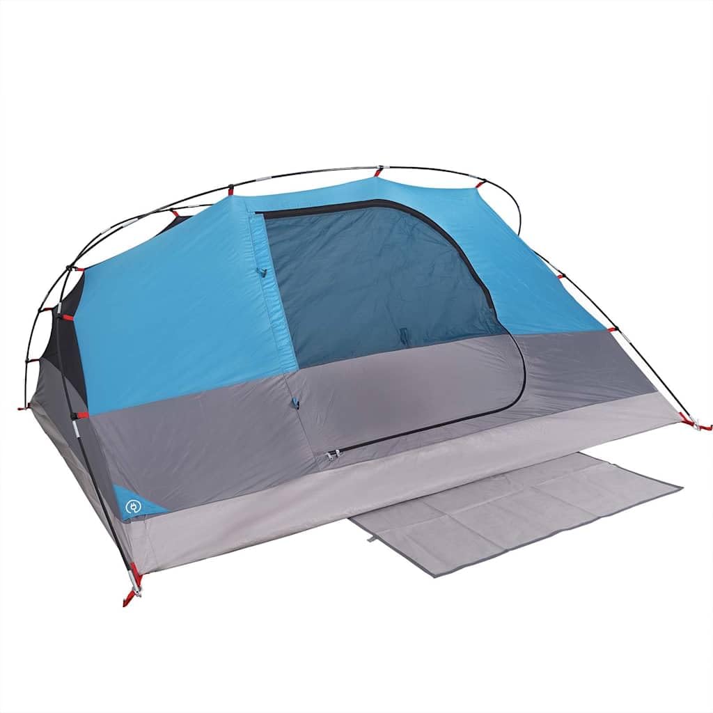 Tienda de campaña con cúpula para personas, verde, poliéster impermeable con revestimiento de PU, fácil montaje, ideal para aventuras al aire libre y viajes