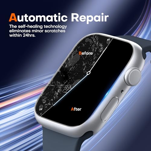 Image of LK LϟK [8 pack] for Apple Watch Series 9 /8 /7 Screen Protector 45mm