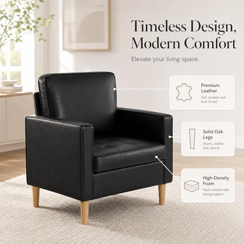 Sillón Plegable Moderno Negro miniatura 4