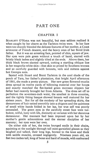 Gone With the Wind (text only) by M. Mitchell B004US3I52 Book Cover