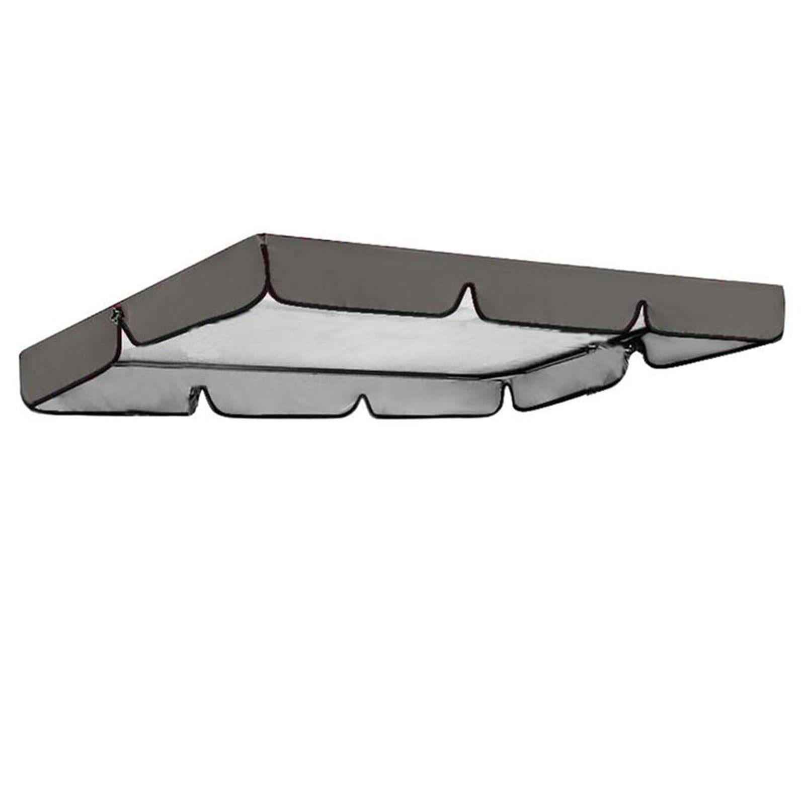 Tetto di Ricambio per Dondolo da Giardino,2/3 posti Tettuccio di Ricambio Universale per Dondolo da Giardino,210D Telo Oxford Impermeabile Anti-UV Copertura di Ricambio per Terrazza