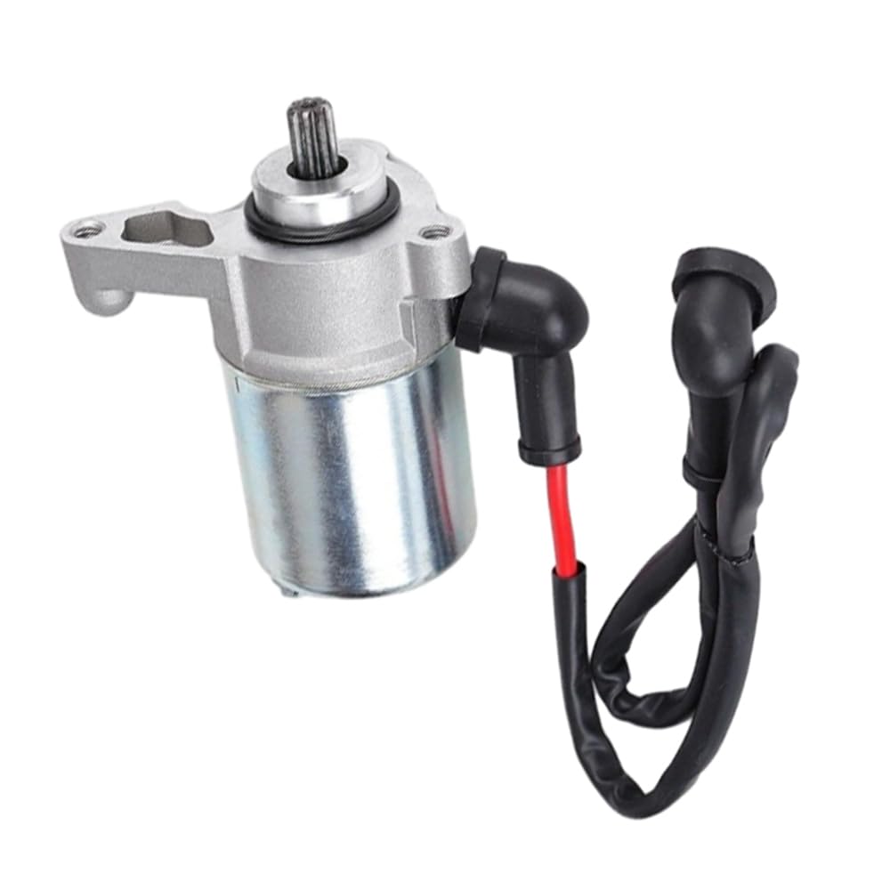 Riloer Démarreur électrique de rechange, démarreur électrique en métal pour moto, pièces de moteur de démarreur automatique compatibles avec Yamaha DT125R, Yamaha TDR125, 3MB-81800-02 4FL-81800-00