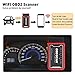 KINGBOLEN WiFi OBD2 Scanner OBD2 Car Code Reader Check Engine Light Diagnostic Tool for iOS Android & Windows Device, Supports All OBDII protocols