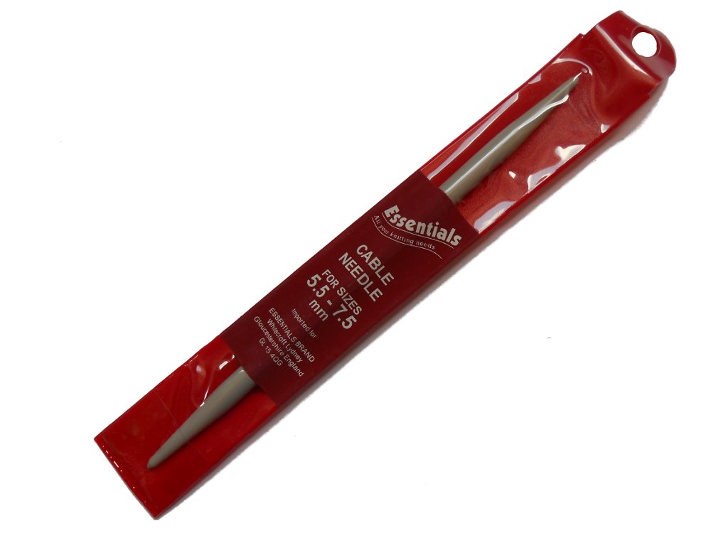 Cable knitting needle, 5.5 - 7.5mm