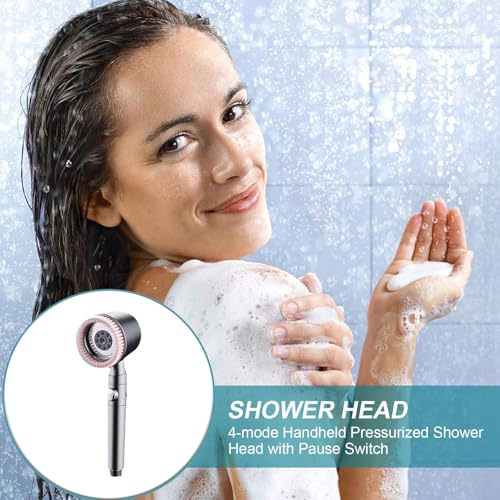 Pommeau de douche haute pression effet spa et détente - 4