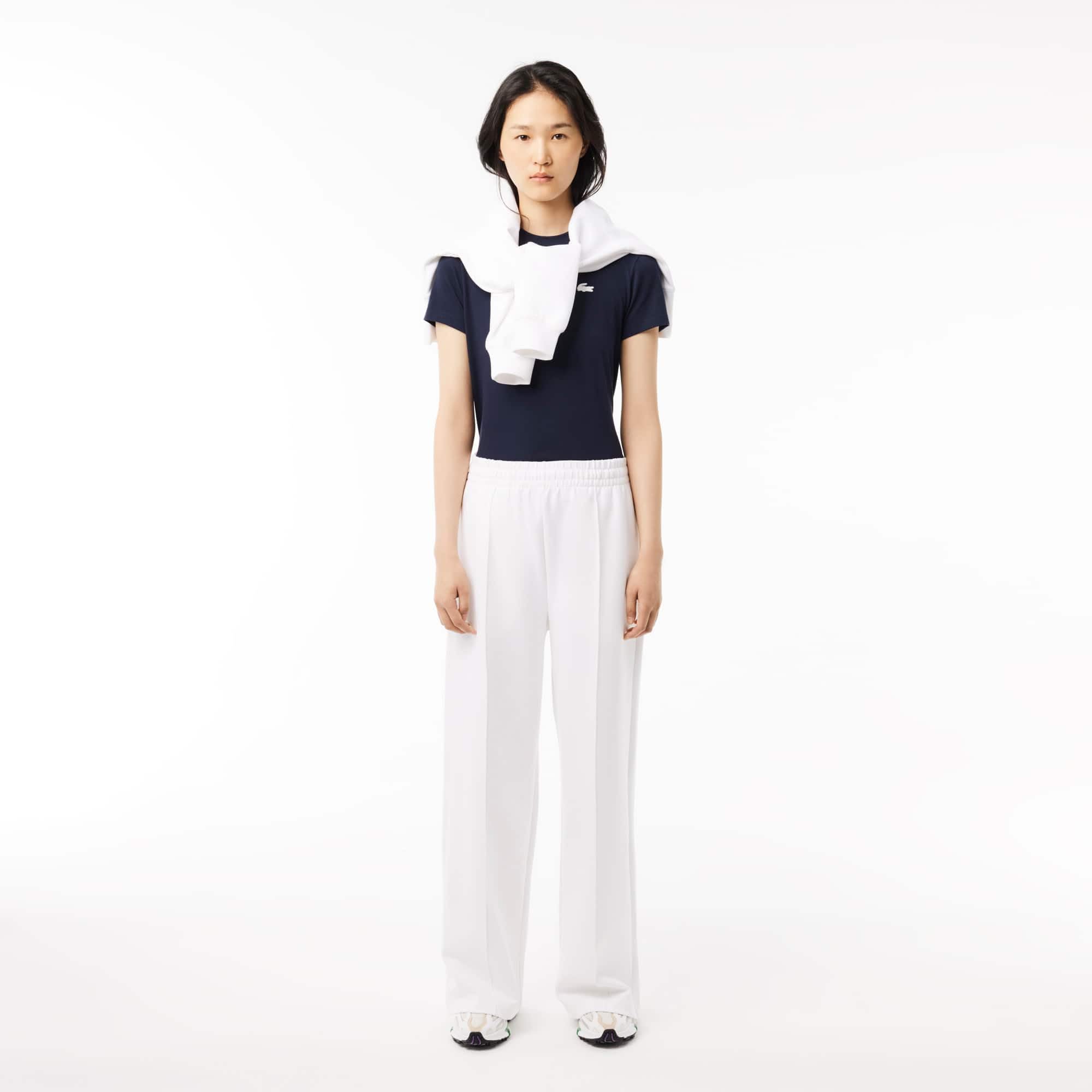 Lacoste Tf9246 Camiseta y Cuello Turtle Mujer (Pack de 1)