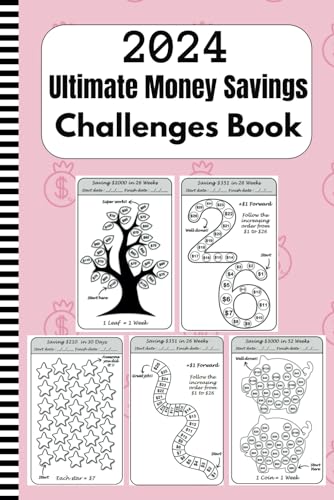 2024 Ultimate Money Saving Challenges book: Savings tracker planner, Easy Way to Save Money 0, 0, 0, 0, 0, 0, 0, 00, 00, 00, 00, 000