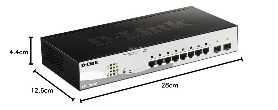 D-Link DGS-1210-16 Smart Switch Gestito, 16 Porte Gigabit