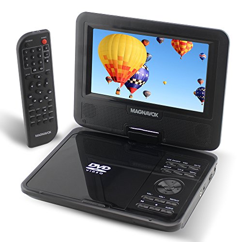 Magnavox 7" Portable DVD Player CD Player with TFT Swivel Screen, Stereo Speakers