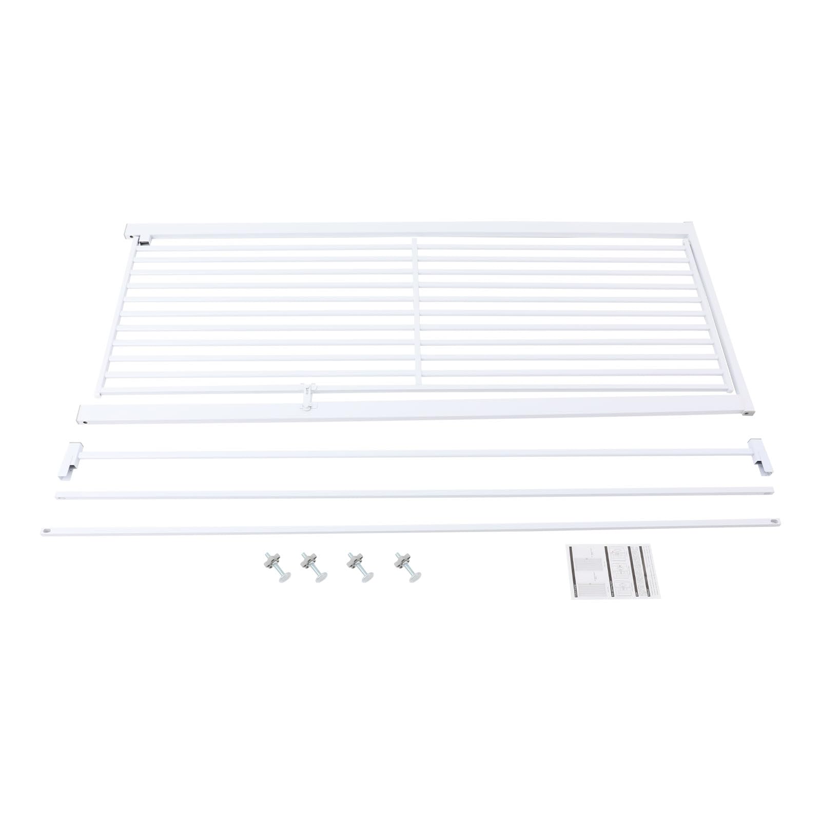 Rejilla protectora para puerta para mascotas, 180 x 90 cm | Rejilla para perros extra alta, ancho ajustable, sin agujeros, apertura con una sola mano, ideal para puertas y escaleras