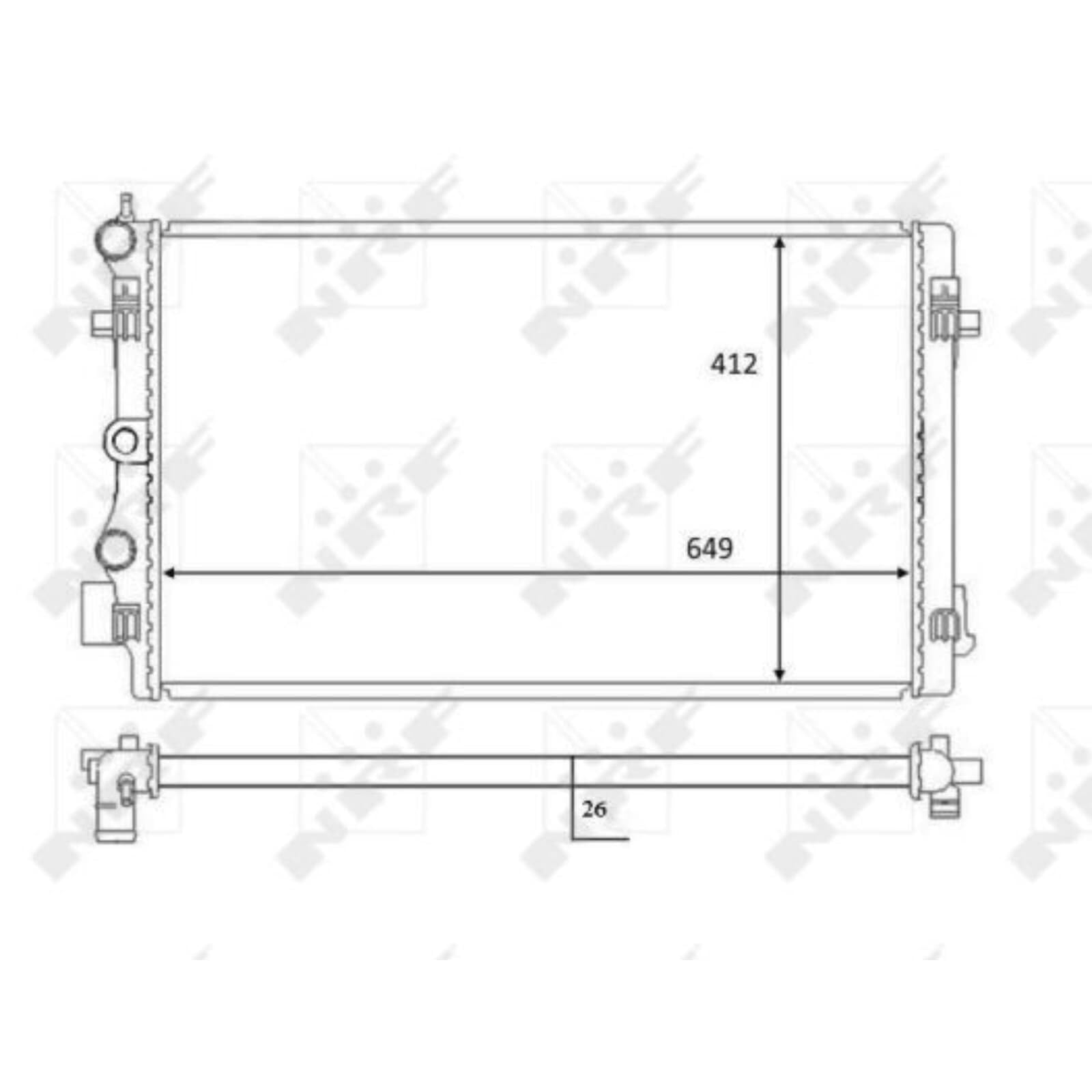 NRF 59056 Refroidissement Moteur