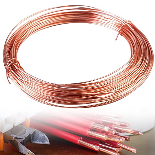 Alta qualità: filo di rame realizzato in rame ad alta conducibilità elettrica. Fino a basse temperature, buona flessibilità e lunga durata, ideale per la produzione di modelli fai da te.