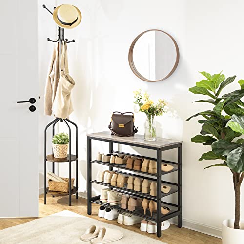Image of HOOBRO Foldable and Stackable Closet Organizer Plastic Cabinet for Storage Wardrobe for Clothes Plastic Cupboard for Clothes Shelf Multifunct Folding Shoe Rack (29.5'' L x 11.8'' W x 27.2'' H)