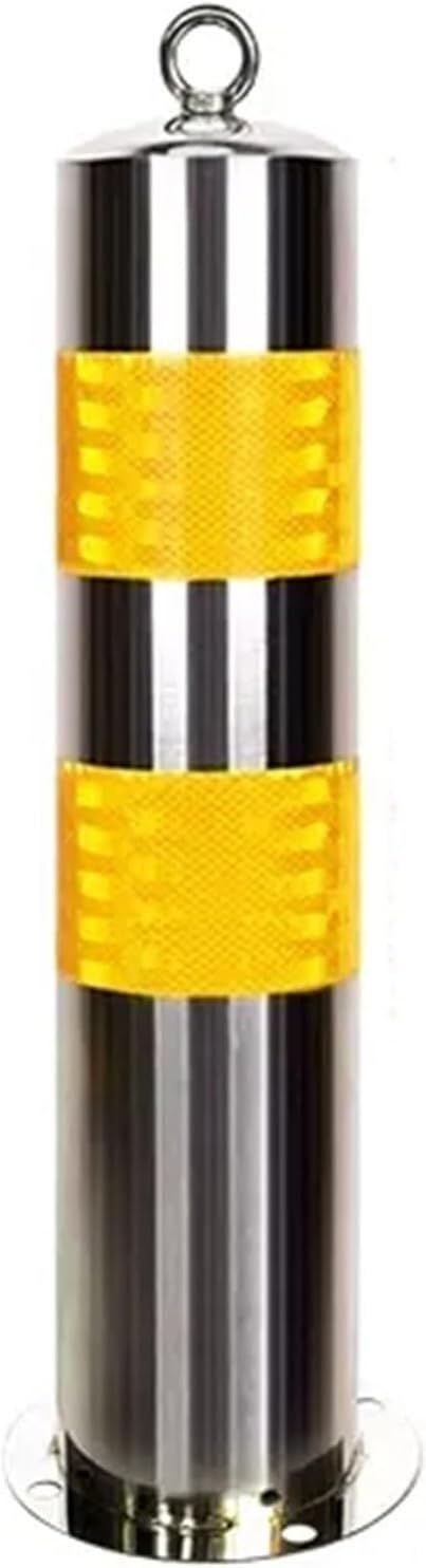 WOTZOV Traffic Delineator Post Delineator Cone Traffic Cone Safety Barrier Delineator Post Cone Security Posts For Driveways, Stainless Steel Security Posts For Driveways Reflective,1 Pack