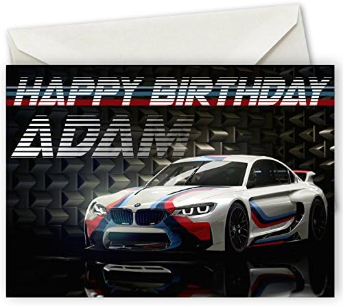 Bmw Cartes D Anniversaire Personnalisees Enveloppes A5 Libres Pour Voiture Taille L Amazon Fr Fournitures De Bureau