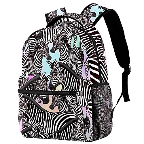 Sac à dos de voyage zèbre pour les sorties scolaires et vacances des enfants