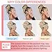 Messy Bun Hair Piece Tousled Updo Hair Extension with Elastic Rubber Band Synthetic Curly Wavy Hair Bun Scrunchie for Women Girls, Dark Brown 1.2oz