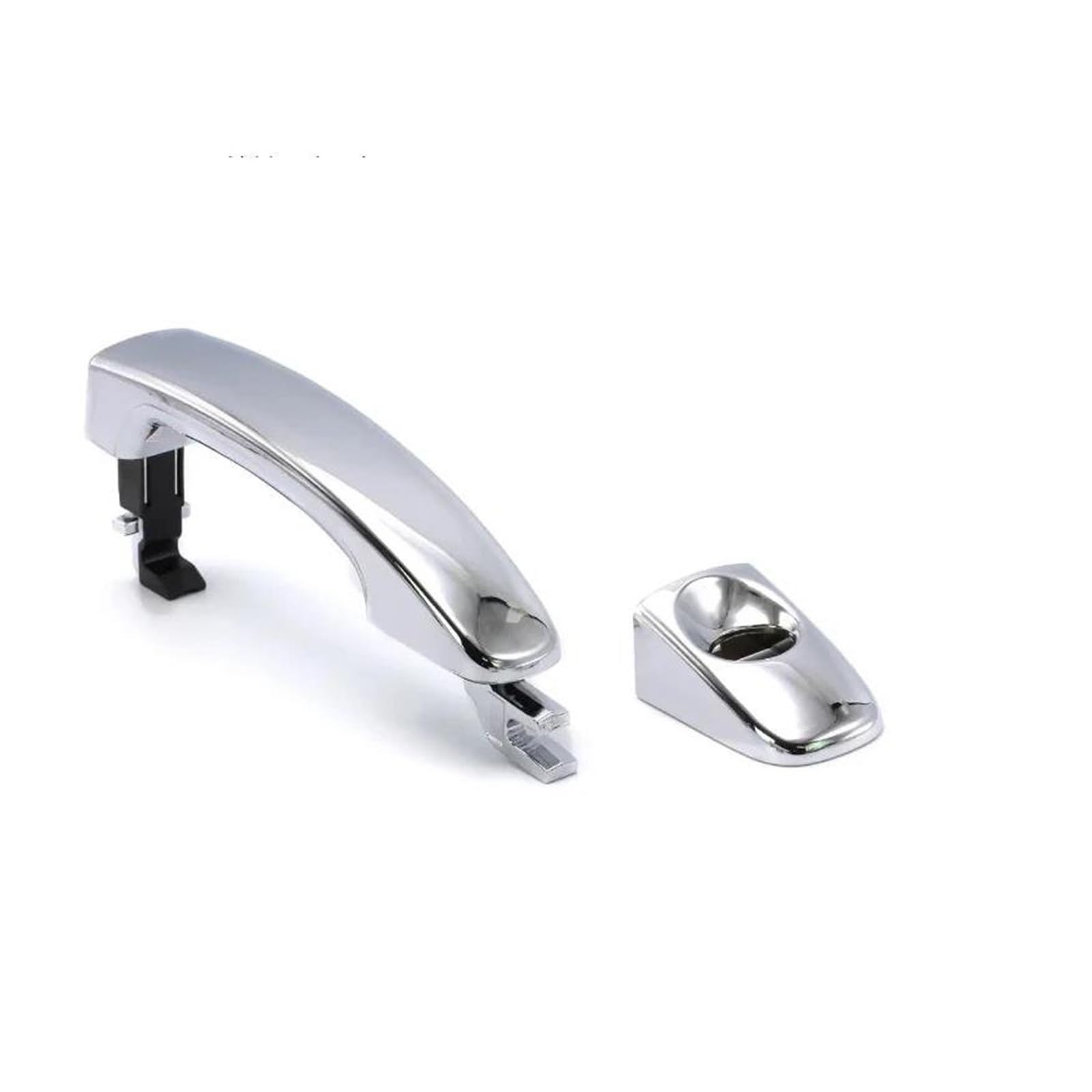 Atgcbcauf Chrome Outer Exterior Door Handle With Cap For Ford For Ranger For Everest T6 T7 2012-2020 Car Exterior Door Handles(,Rear Right)