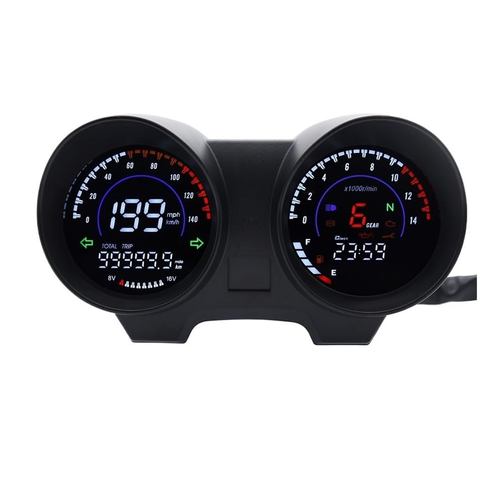 KNVBGG Speedometer Odometer Meter 2023 Digital Dashboard Electronics Motorcycle RPM Meter Speedometer for Titan 150 CG150 Fan150 2010 2012