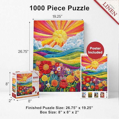 MasterPieces Puzzle de 1000 Piezas para Adultos - The Blooming Horizon - 19.25"x26.75" miniatura 2