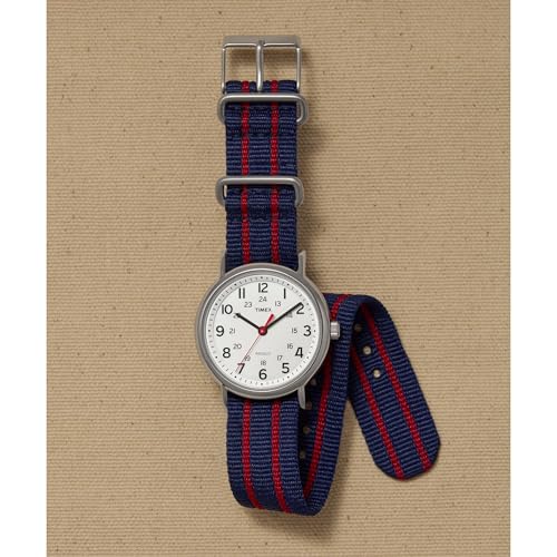 TIMEX Weekender Round 38mm White Dial Analog Men Watch - T2N747UJ - Image 6