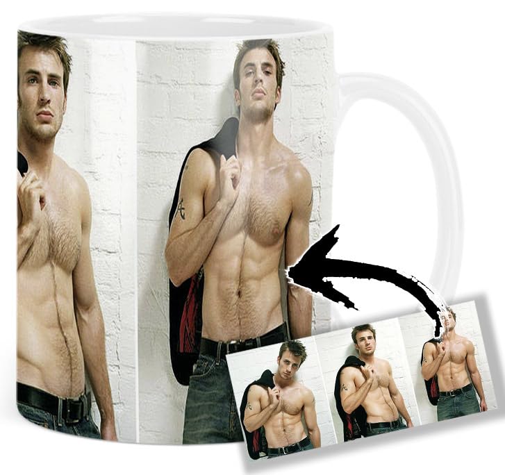 MasTazas Chris Evans Captain America Tasse Ceramique Mug