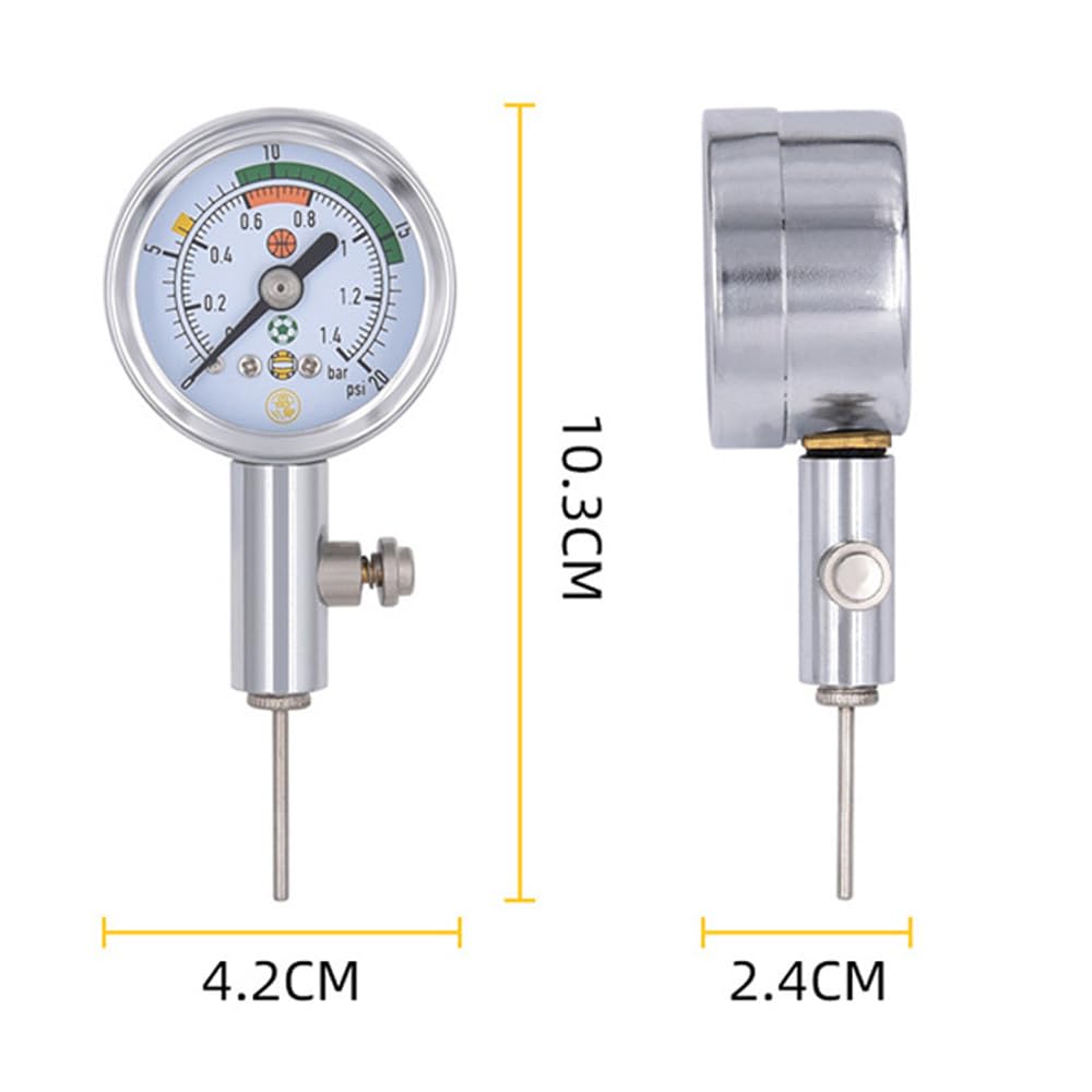 Amazon.co.jp: LOYELEY ボール圧力計 ポインター型圧力試験ゲージ