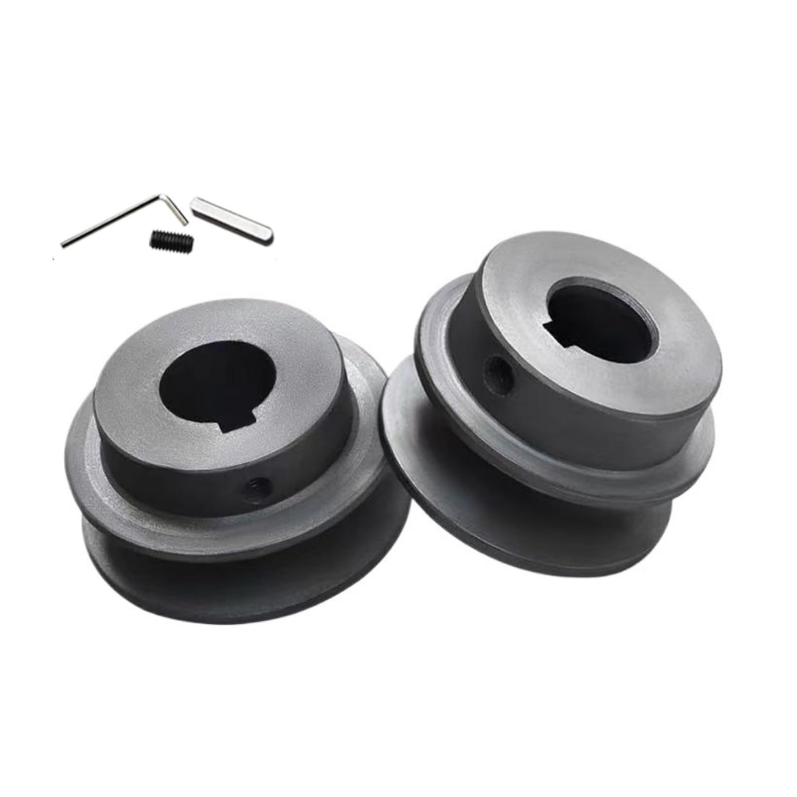 Poleas de banda de una sola ranura, polea de correa, rueda de transmisión del motor del generador del motor diésel de una sola ranura tipo A, placa de correa triangular de hierro fundido 1A(120-1A-25-