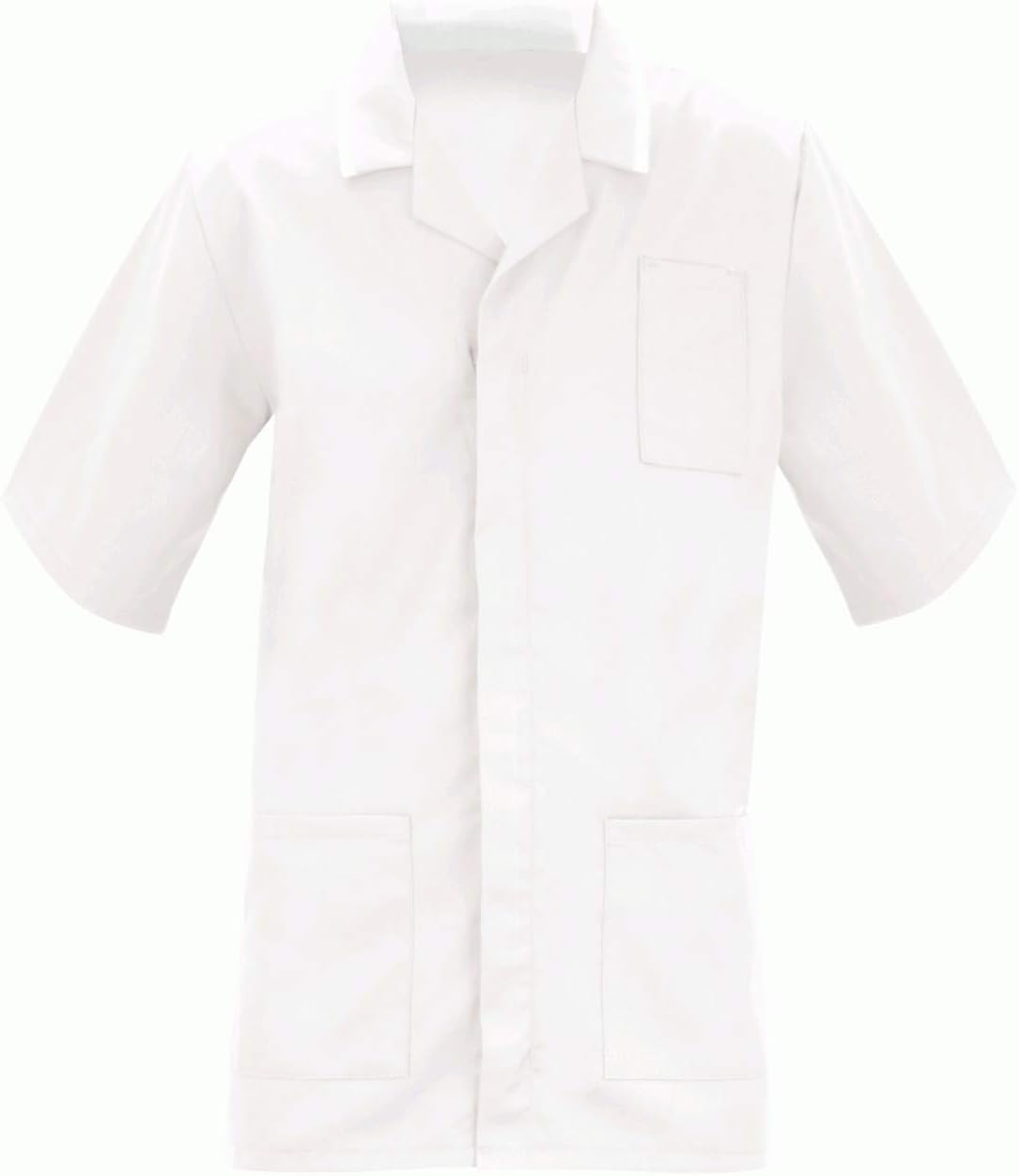 Men’s Scrub Tunic – Professional Healthcare Uniform Top for Care, Dental, Medical, Salon & Cleaning Staff | Easy-Care Men’s Tunic Shirt Top