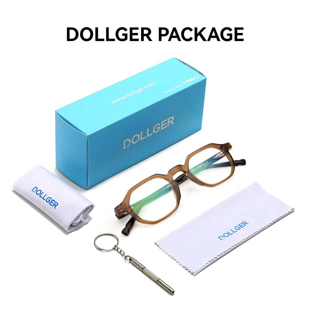 Dollger Blaulichtfilterbrille, Unisex-Design TAC-Blaulichtschutzbrille Leichte Computerbrille Lindert digitale Augenbelastung Geeignet für Büros, Homeoffice und Gamer