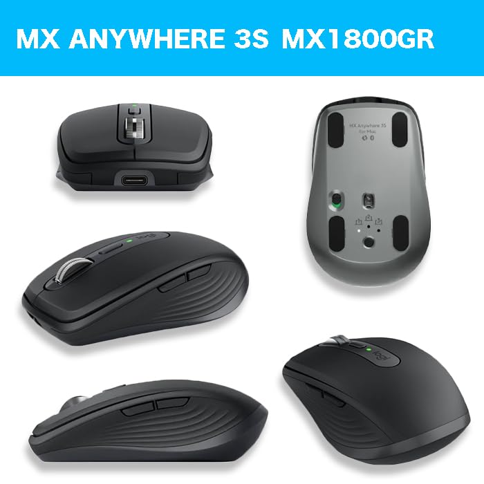 Amazon | ロジテック MX ANYWHERE 3S MX1800GR/PG 静音 マウス