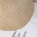 Eigso Unisex Woven Mesh Travel Bucket Hat for Women Men Vintage Fashion Summer Beach Outdoor Fisherman Hat for Woman Man