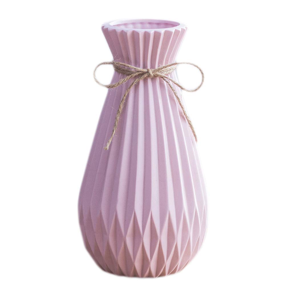Bzgpmfud Ceramic Vase Desktop Art Decoration Flower Arrangement Modern White Flowerware Creative Small(9Cm*26Cm)