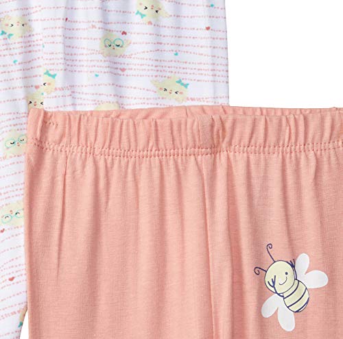 Image of miniklub Girls Pack of 3 Striped Pure Cotton Capris