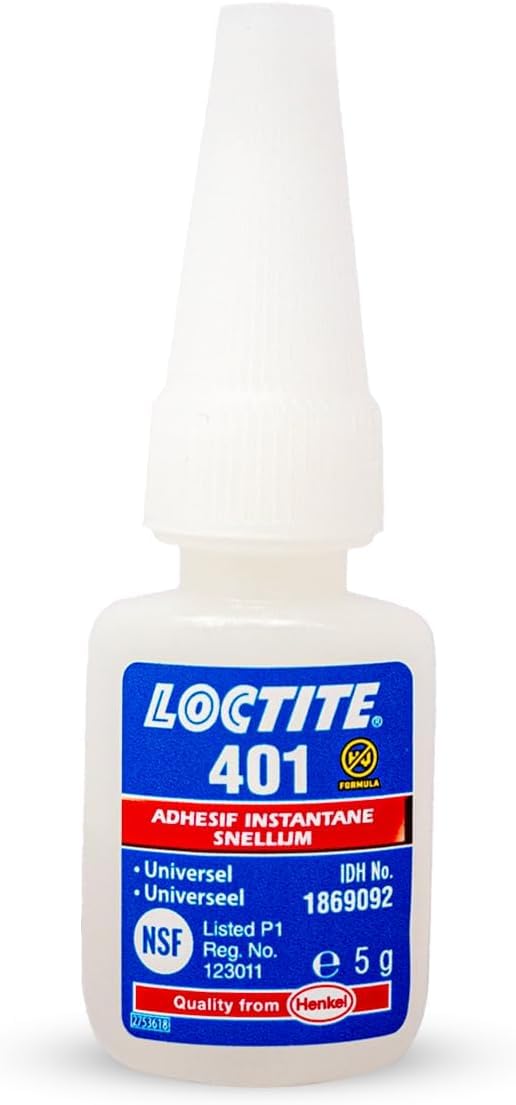 Loctite 401, Blister Flacon, Colle Super Glue Polyvalente et Rapide, 5g