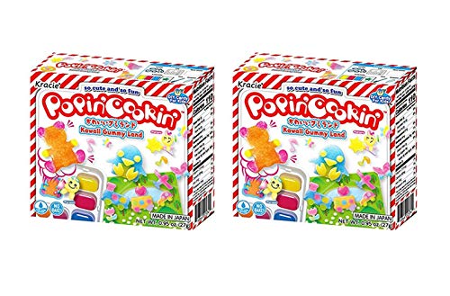 Kracie Popin Cookin Kawaii Gummy Land DIY Candy (2 Pack, Total of 1.9oz)