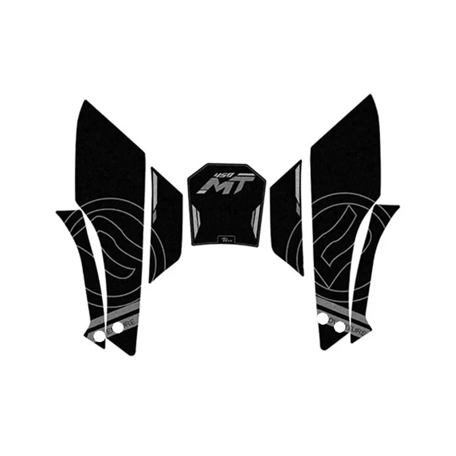 Motorcycle Side Stickers Fuel Tank Decal for CFMOTO 450 MT 450mt Tank Pad Protector Knee Pad Grip Pad Grips Stickers Tank Fuel Tanks Pads