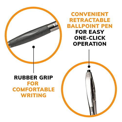 BIC Glide Black Retractable Ballpoint Pens, Medium Point, 12-Count Pack - image 8