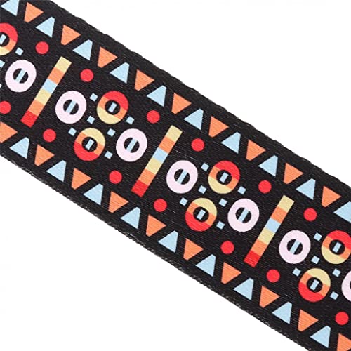 Sangles de guitare réglables de 110 à 134 cm de longueur – Légères avec motifs géométriques pour guitare basse… - Les Beatles, Paul McCartney, John Lennon, RIngo Starr, George Harrison Sangles de guitare réglables de 110 à 134 cm de longueur - Légères avec motifs géométriques pour guitare basse… – Image 7