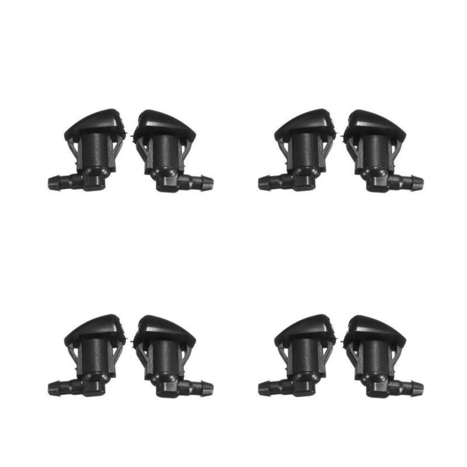 Zhlouytg 8Pcs Fit For Toyota E120 Corolla Camry Sienna Avensis T25 Car Front Windshield Water Spray Wiper Nozzle 85381-Ae020 Front Windshield Spray Nozzles Washer Jet Kit