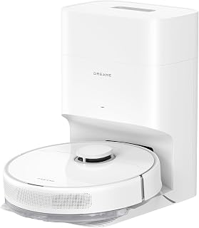 dreame D10 Plus Gen 2 Saugroboter mit Wischmopp, 6000Pa Saugkraft, LiDAR Navigation, Bis zu 90 Tage Freihändige Reinigung, Selbstladung & Entleerung, Schwimmende Bürste, Alexa/APP-Fernbedienung, Weiß