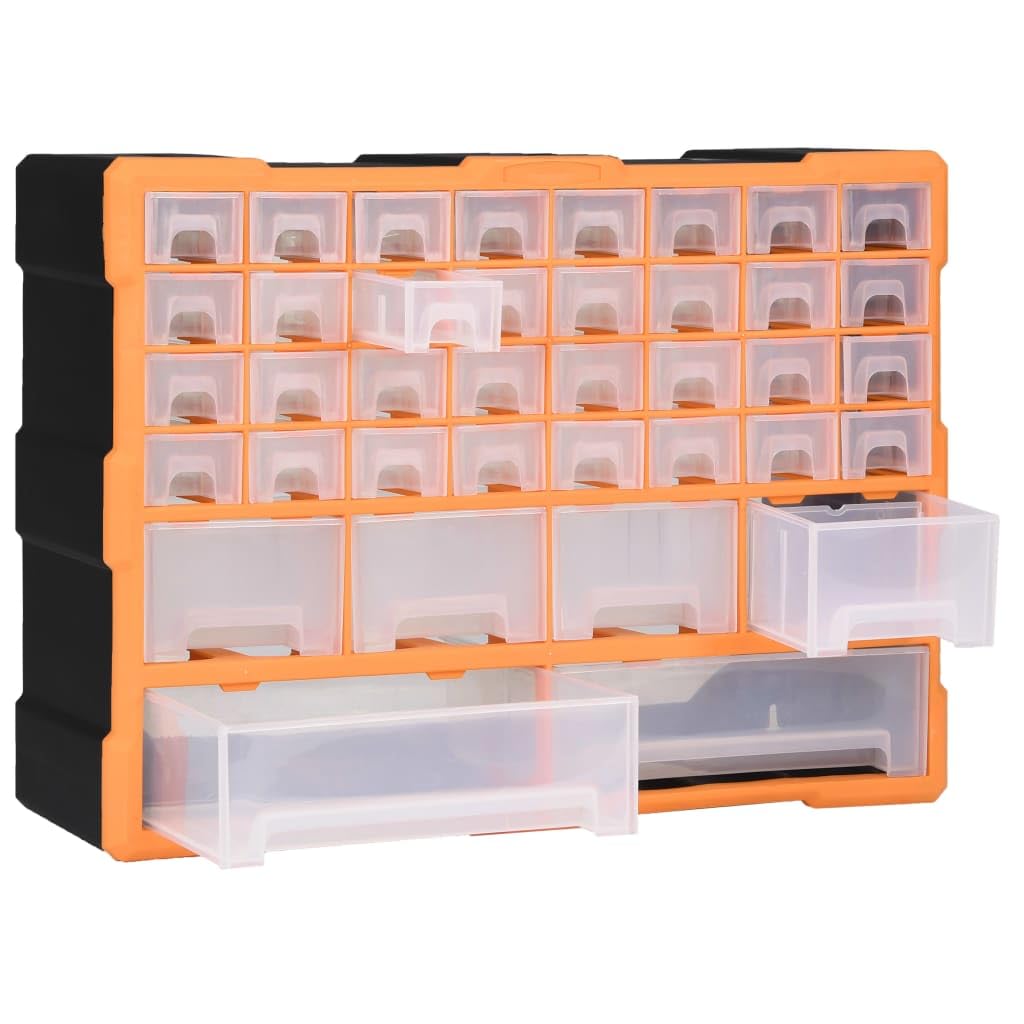 Genérico Organizador multicajones con 38 cajones 52x16x37,5 cm,Bricolaje,Accesorios de Bricolaje,Organización y Almacenamiento de Herramientas,Cajas de herramientas-147577