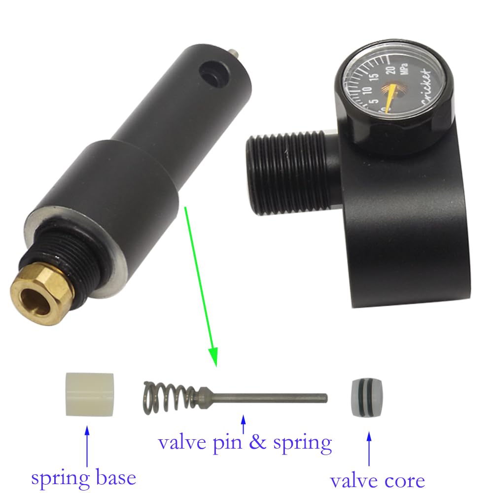 Zestaw do konwersji CO2 12g / Pompa do PCP HPA 3000 psi dla Pistoletu Crosman 1377 2240 1322 2250