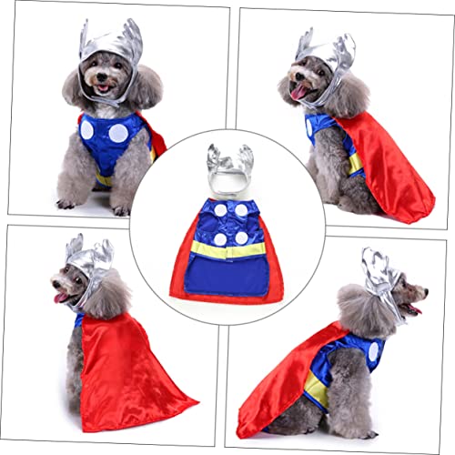 Disfraz para perros Abaodam para Halloween con sombrero miniatura 7