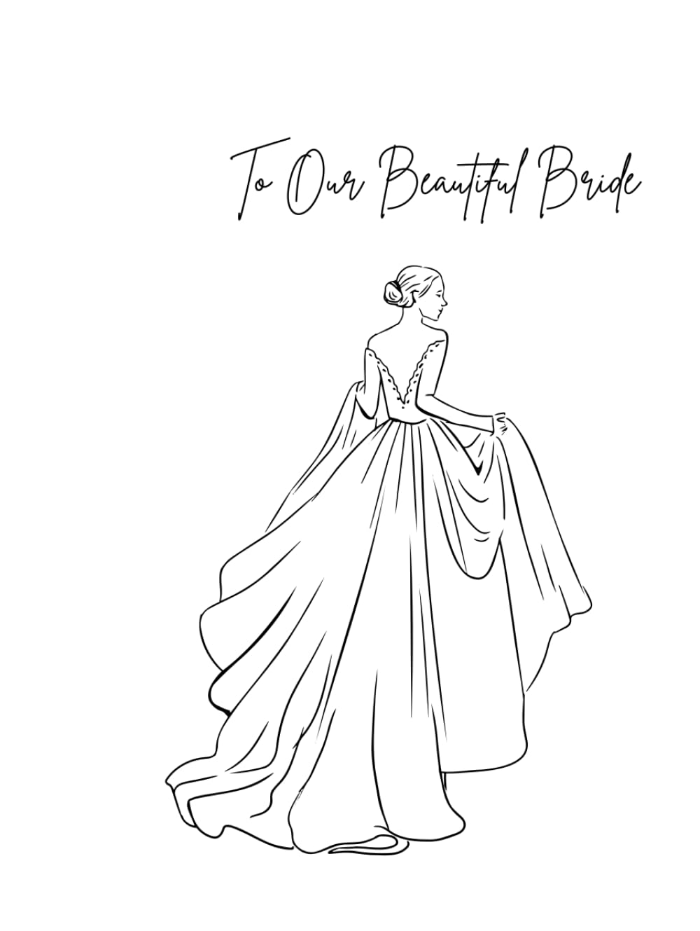 Our beautiful bride: before you say I do: A Love-Filled Keepsake from Bridesmaids, Family & Friends