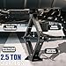 PAIGOIN Scissor Jack for Car 2.5 Ton (5512 lbs) Multipurpose Universal Car Jack Kit with Rubber Jack Pad, Portable Spare Tire Changing Kit for Sedan SUV MPV Tesla